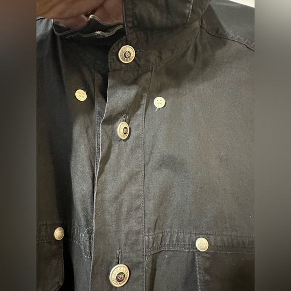 Versace classic V2 collection 90’s/2000’s everyday wear faded black shirt L - Picture 15 of 16